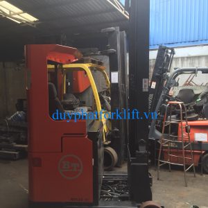 Sử dụng xe nâng điện BT trong các bãi kho rộng rãi, dễ vận chuyển