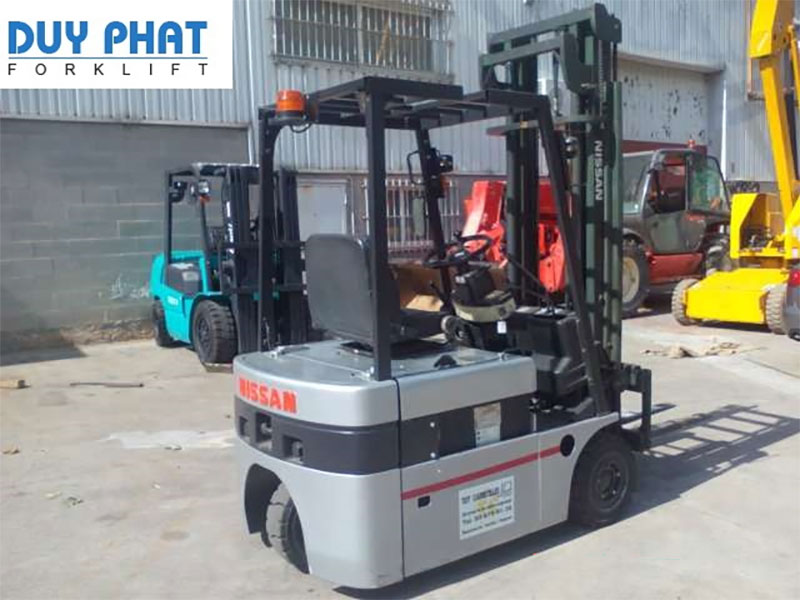 Xe Nâng Điện Nissan GN01L18HU 1.75 tấn, nâng cao 4.5 mét, ngồi lái (Nhật Bản)