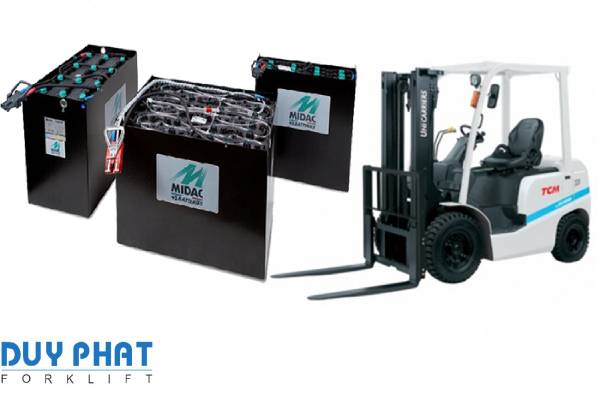 Tuổi thọ ắc quy xe nâng phụ thuộc vào tần suất sạc bình