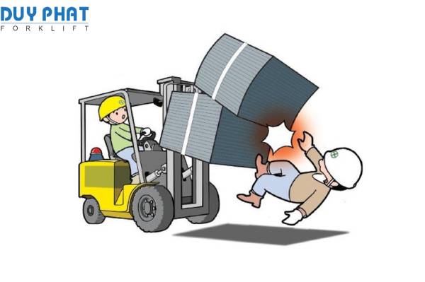 Điểm mù trong vận hành xe nâng là gì?