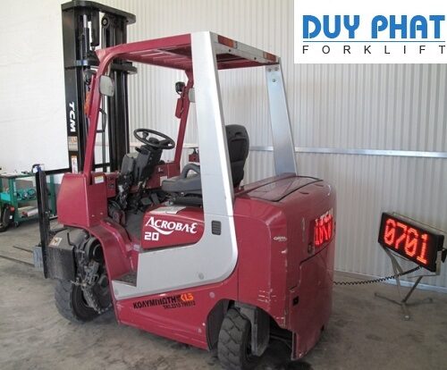 Xe Nâng Điện TCM 2 tấn, nâng cao 4 mét, ngồi lái