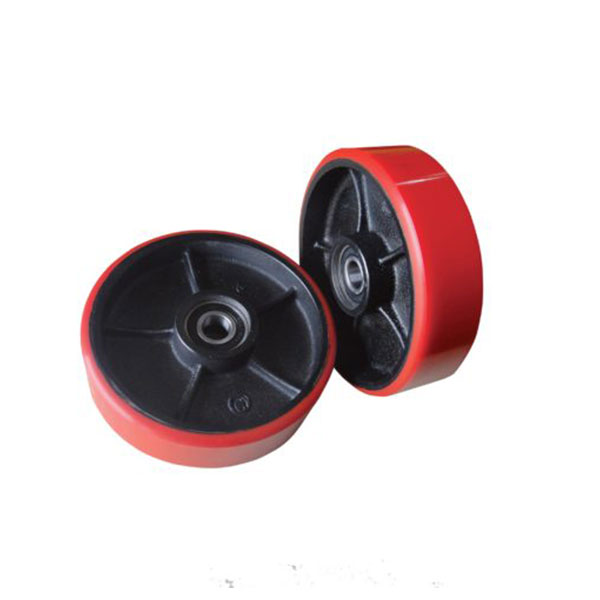Bánh xe nâng tay nhựa PU - 1