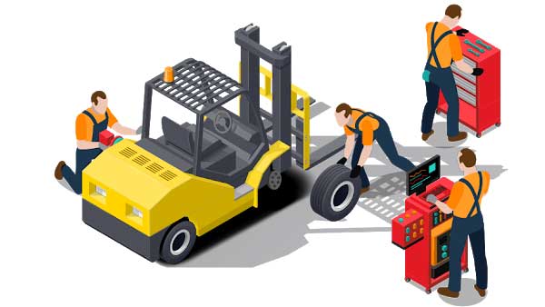 Quy trình sửa chữa xe nâng tại Đồng Nai chuyên nghiệp