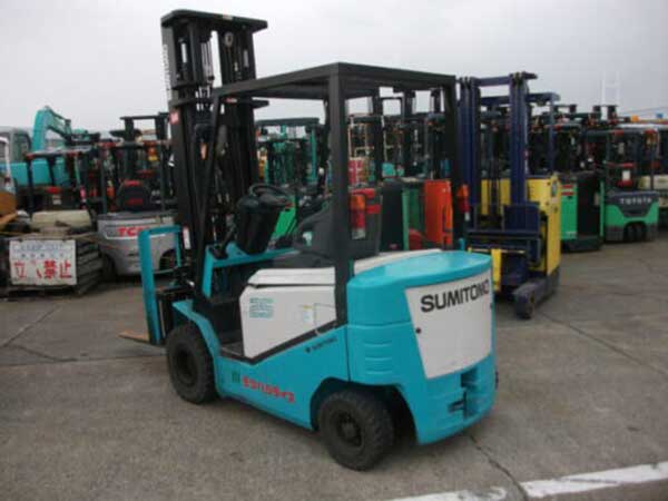 Xe Nâng Điện 2.5 tấn Sumitomo, nâng cao 3 mét, ngồi lái