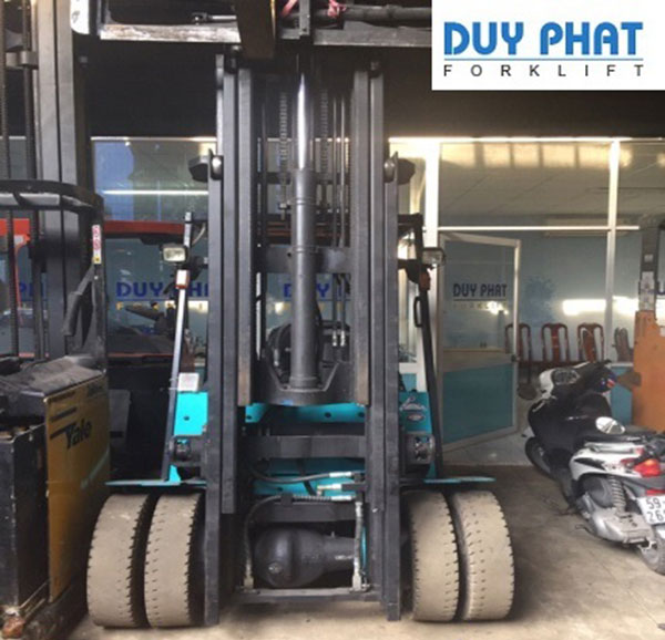 Xe Nâng Điện 2500 Kg Sumitomo, nâng cao 5 mét, ngồi lái