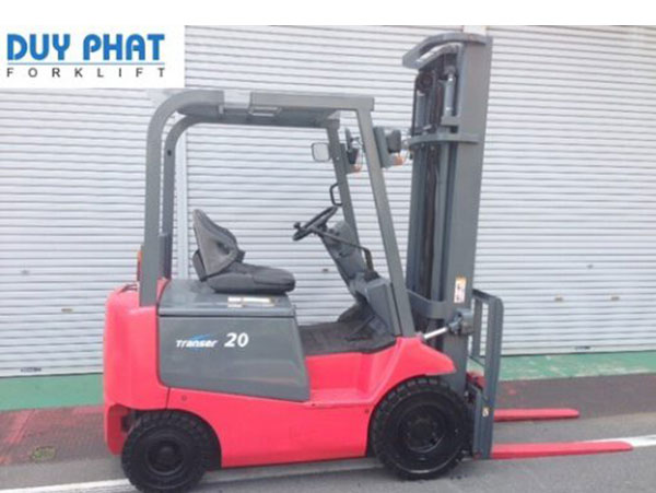 Xe Nâng Điện cũ Nichiyu 1.5 tấn, nâng cao 4 mét, ngồi lái (Nhật Bản)