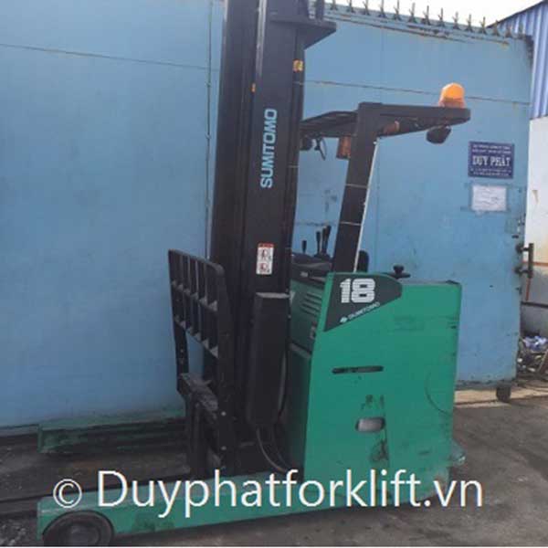 TOP 9 Mẫu xe nâng điện đứng lái được ưa chuộng nhất 7 Xe Nâng Điện đứng lái Sumitomo 1.8 tấn, nâng cao 5 mét