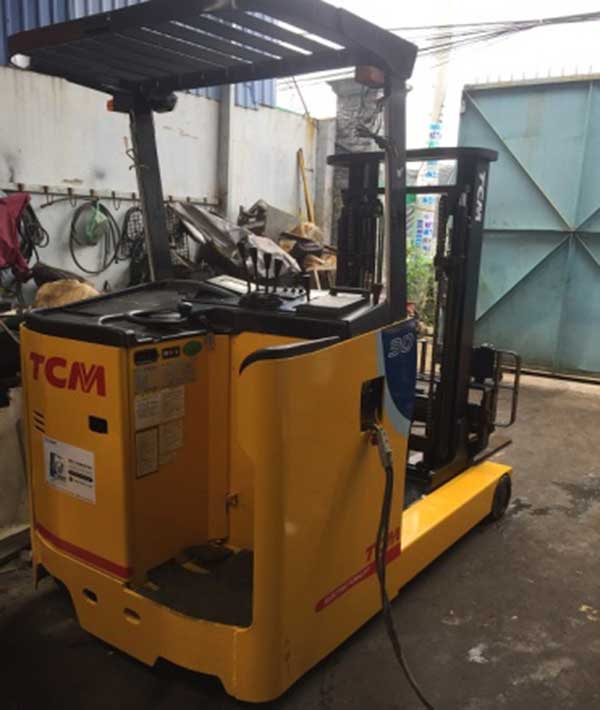 TOP 9 Mẫu xe nâng điện đứng lái được ưa chuộng nhất 10 Xe Nâng Điện đứng lái TCM 3 tấn, nâng cao 3 mét