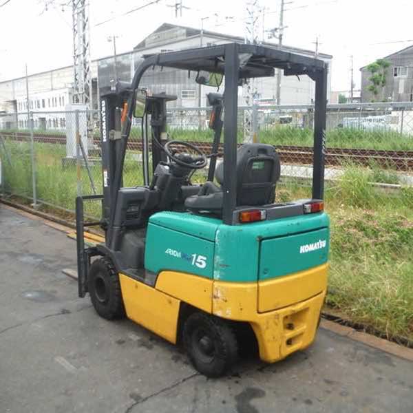 TOP 10 Mẫu xe nâng điện ngồi lái chất lượng gía rẻ nhất 4 Xe Nâng Điện Komatsu 1.5 tấn, nâng cao 3 mét, ngồi lái