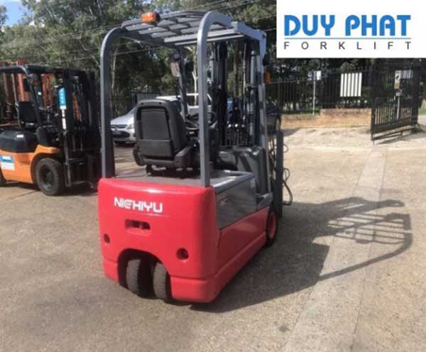 Xe Nâng Điện Nichiyu 1.5 tấn, nâng cao 4 mét, ngồi lái (Nhật Bản)