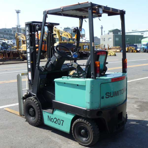 Xe Nâng Điện 1.5 tấn Sumitomo, nâng cao 3 mét, ngồi lái