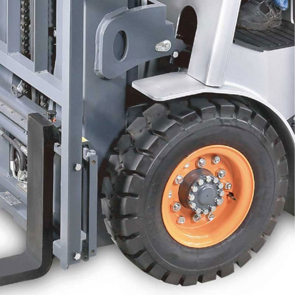 Hệ thống bánh xe của Xe nâng điện ngồi lái 2.5T FE25