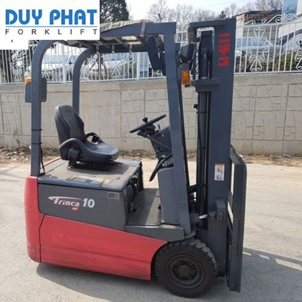 Top 3 thương hiệu xe nâng điện cũ 1 tấn đang được ưa chuộng nhất 5 Xe Nâng Điện cũ 1 tấn Nichiyu, nâng cao 4 mét, ngồi lái