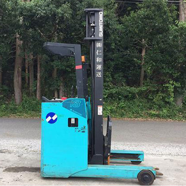 Top 15 mẫu xe nâng điện đứng chất lượng 4 Xe Nâng Điện đứng lái Sumitomo 1.5 tấn, nâng cao 4 mét