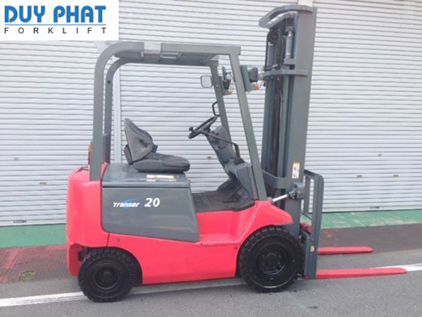 Xe nâng điện cũ 1.5 tấn ngồi lái Nichiyu, nâng cao 4 mét