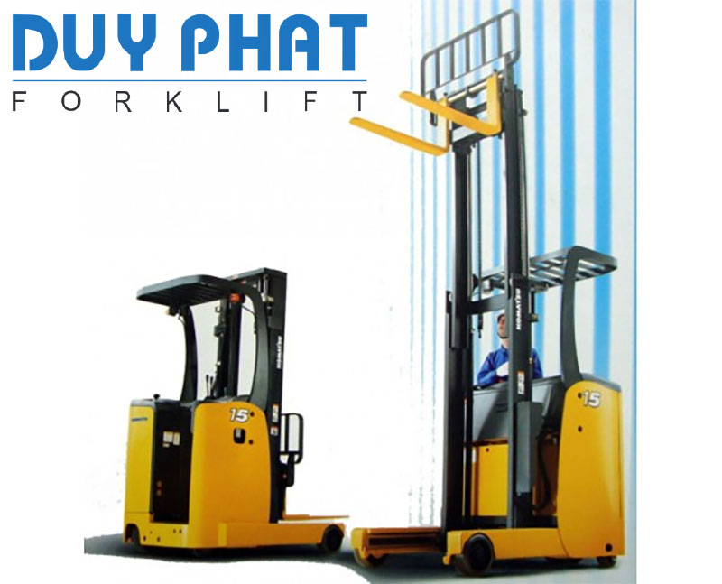Giới thiệu xe nâng điện đứng lái Komatsu FB15RW-15 1,5 tấn cao 3 mét