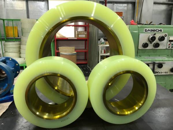 Bánh xe nâng điện PU giá rẻ