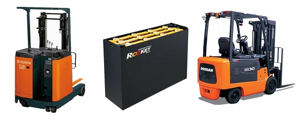 Bình điện xe nâng sử dụng được bao nhiêu giờ?