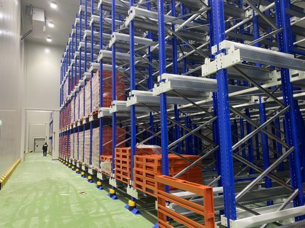 GIẢI PHÁP TIẾT KIỆM DIỆN TÍCH KHO LẠNH 3 Radio Pallet Shuttle kho lạnh