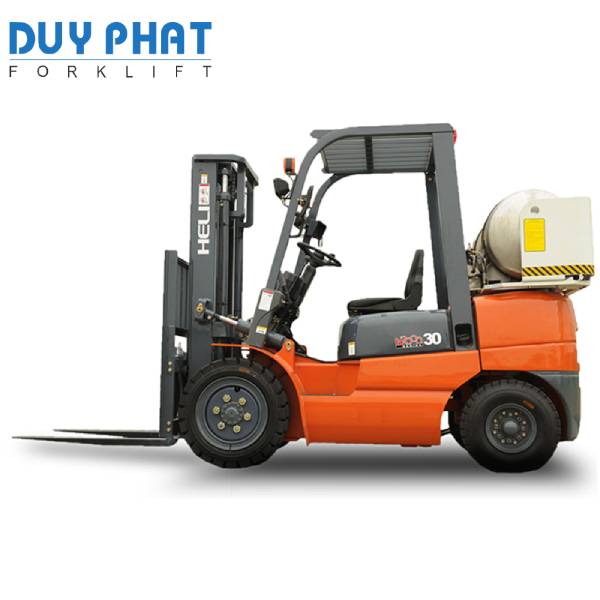 Dòng xe nâng chạy bằng gas thân thiện với môi trường