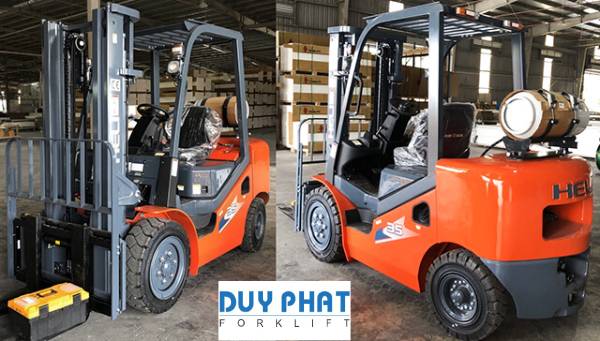 Xe nâng chạy bằng gas là gì?