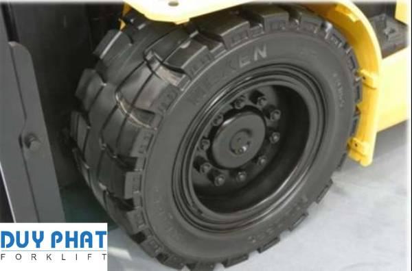 Báo giá bánh xe nâng cao su dạng đặc