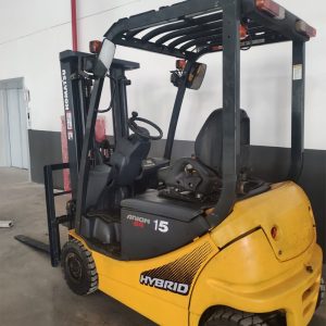 Xe nâng điện Komatsu FB15-12, trọng tải 1.5 tấn-nâng cao 4 mét