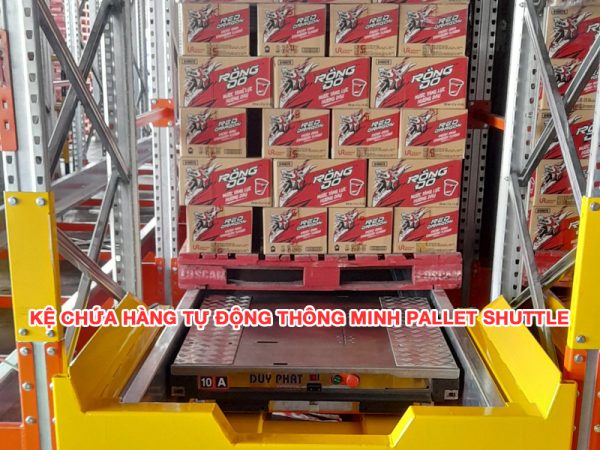 Kệ chứa hàng tự động thông minh Pallet Shuttle
