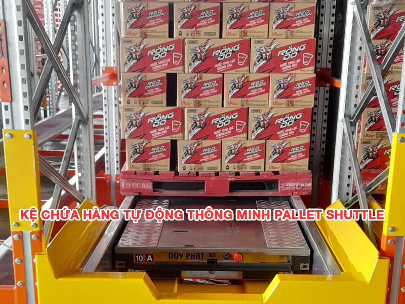 Kệ chứa hàng tự động thông minh Pallet Shuttle