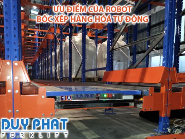 Ưu điểm của Robot bốc xếp hàng hóa tự động