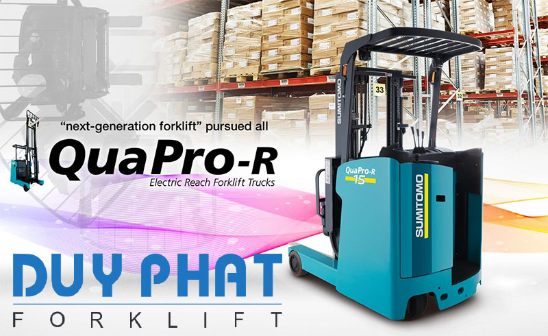 Ưu điểm nổi bật của dòng xe nâng điện Sumitomo