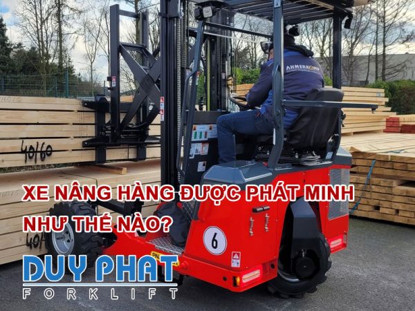 Xe nâng hàng được phát minh như thế nào?