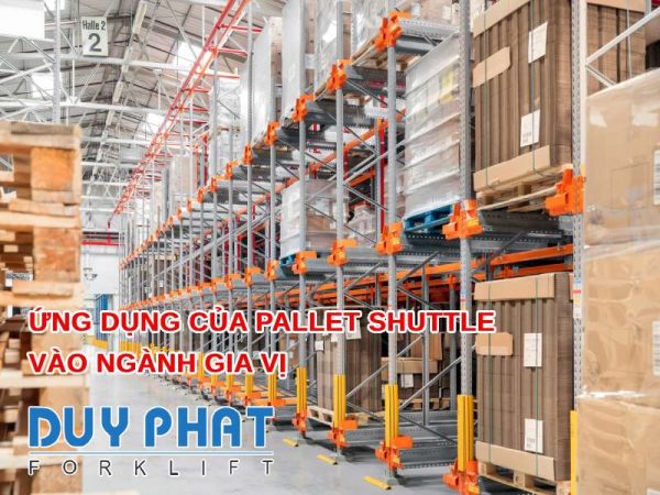 Ứng dụng của Pallet Shuttle vào ngành gia vị