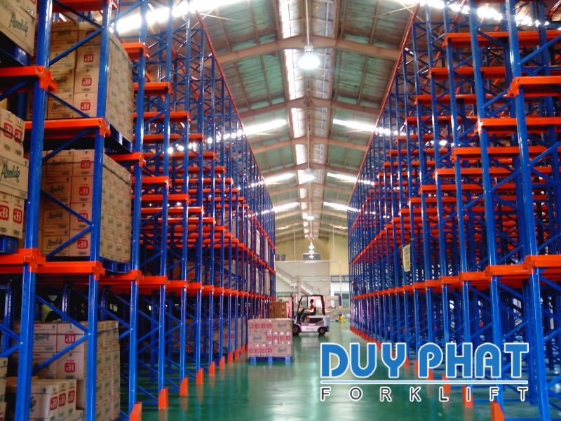Cấu tạo của kệ drive in