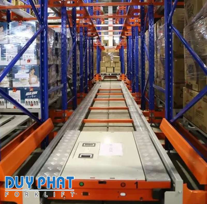 Ứng dụng của Pallet Shuttle vào ngành sản xuất xe đạp 4 Cấu tạo hệ thống nhà kho thông minh Pallet Shuttle