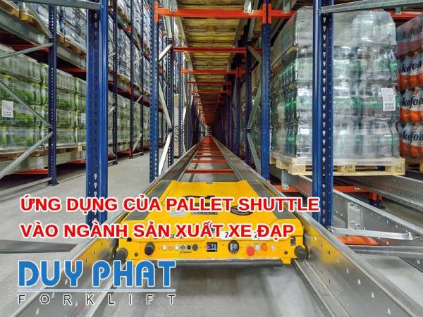 Ứng dụng của Pallet Shuttle vào ngành sản xuất xe đạp