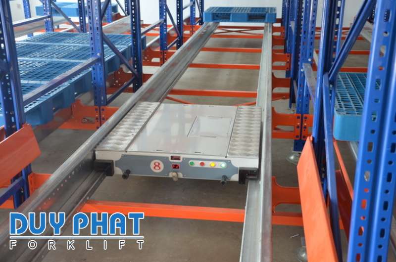 Cấu tạo của hệ thống Pallet Shuttle