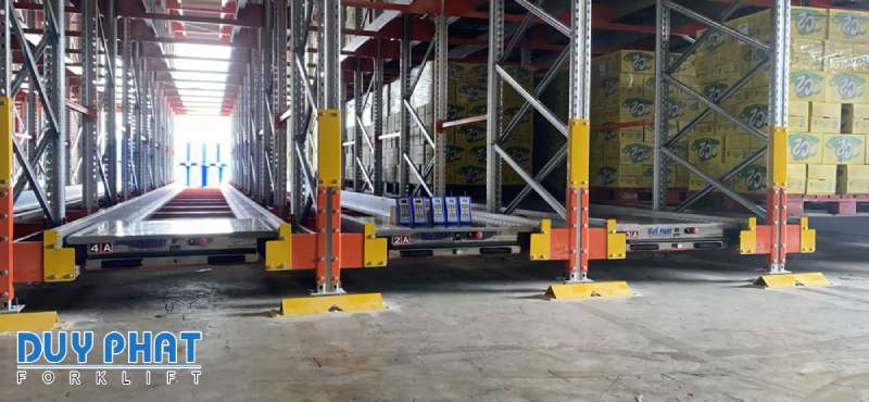 Pallet Shuttle hoạt động theo cơ chế linh hoạt
