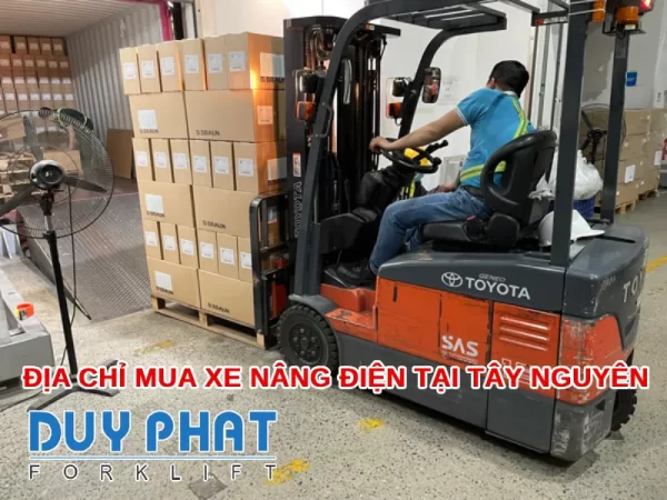 Địa chỉ mua xe nâng điện tại Tây Nguyên