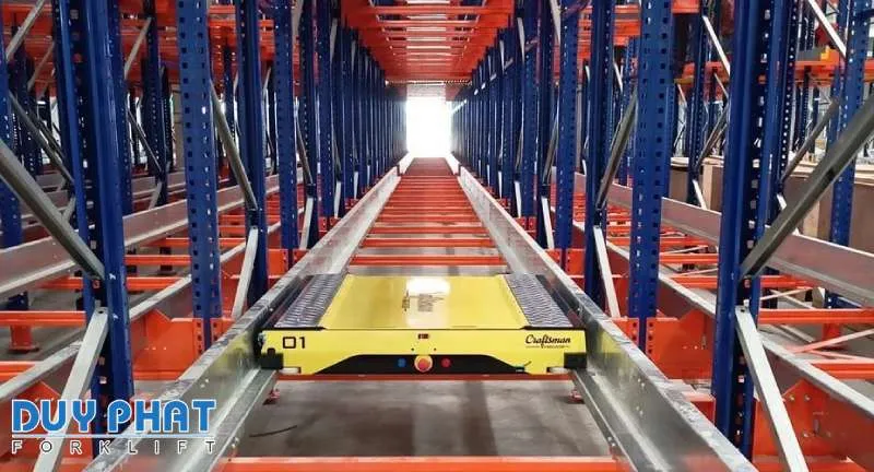 Hệ thống lưu trữ hàng hóa Pallet Shuttle
