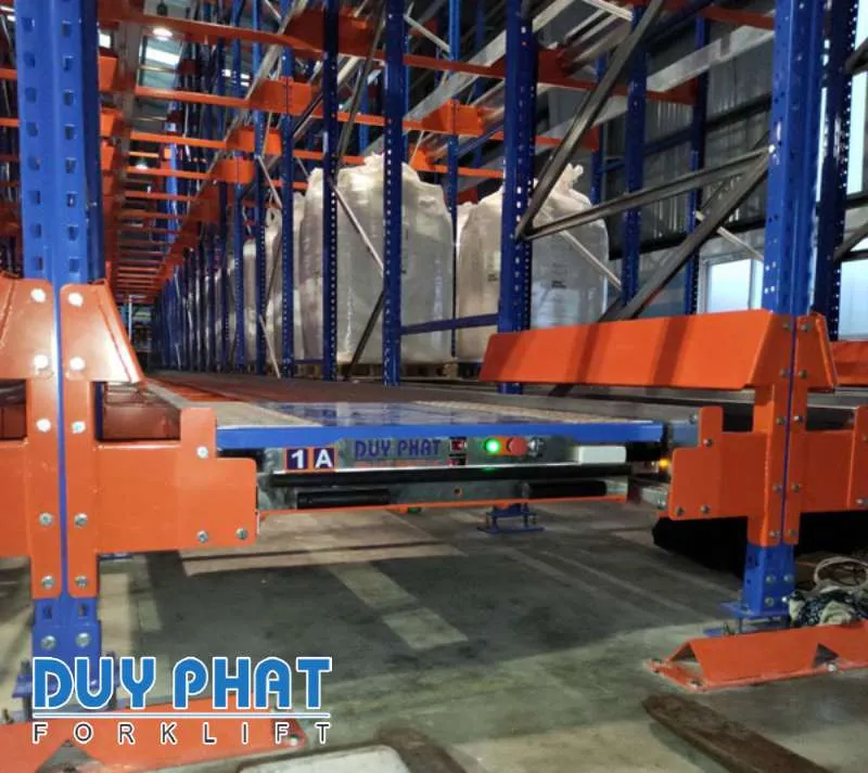 Pallet Shuttle có chức năng lưu kho liên tục