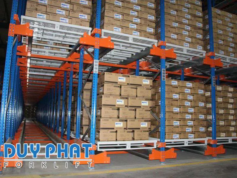 Pallet Shuttle là hệ thống lưu trữ hàng hóa hiệu quả