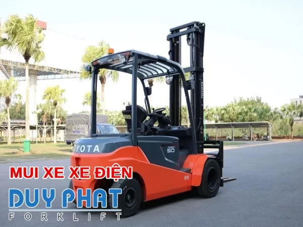 Mui xe nâng điện
