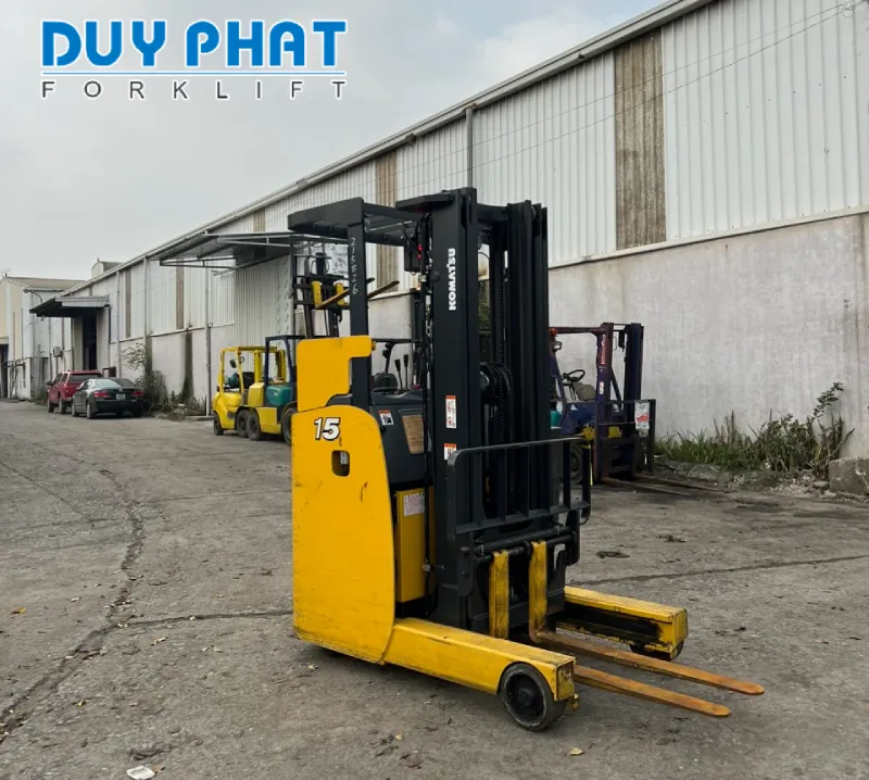 Xe nâng điện Komatsu 1.5 tấn FB15RL-12, đứng lái, nâng cao 3 mét