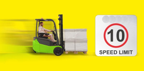 Giới hạn tốc độ xe nâng